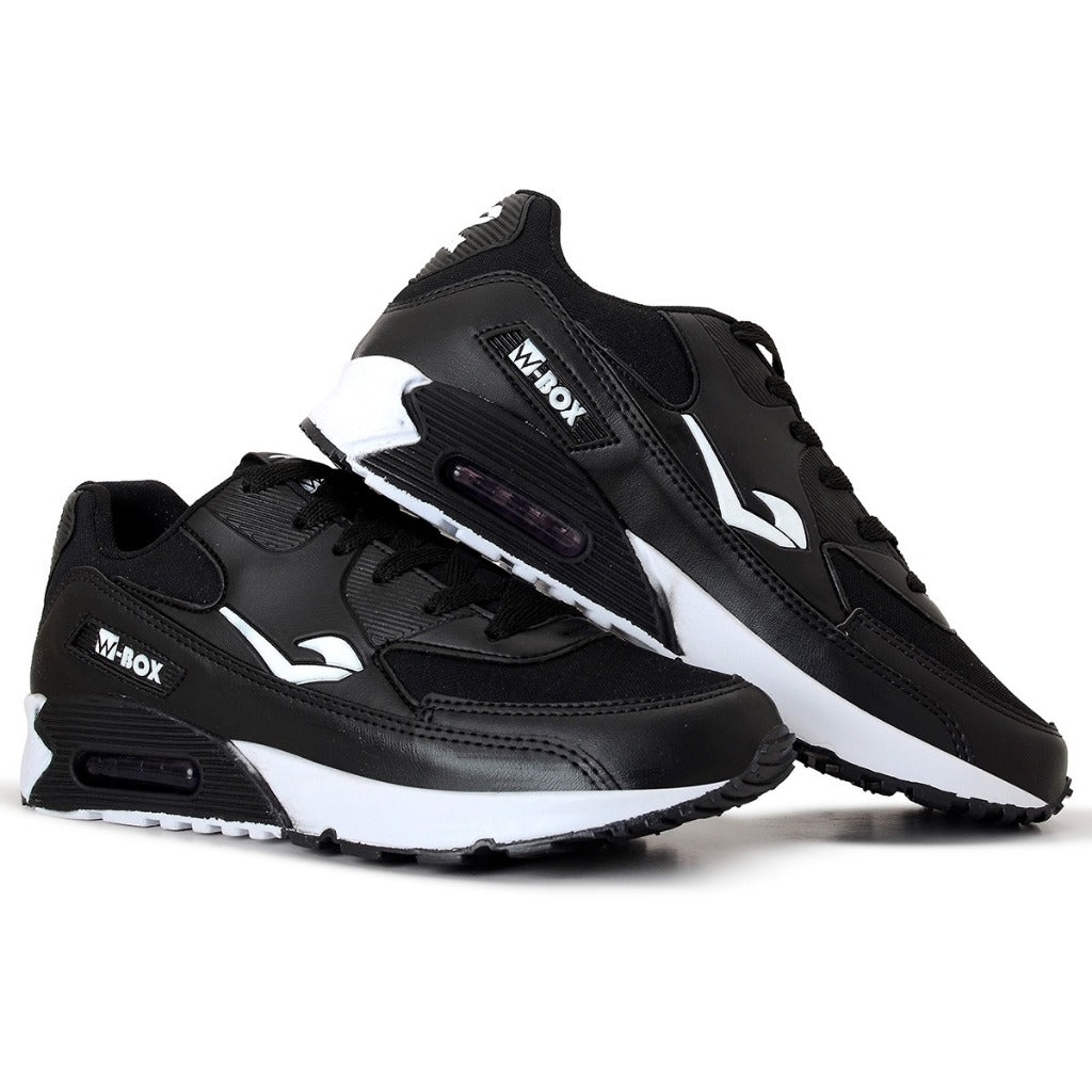 Tênis W Box Max Preto Branco Unissex