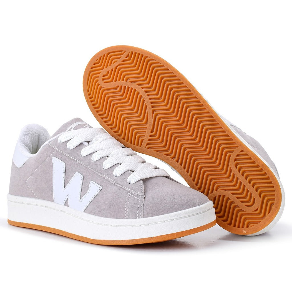 Tênis W Box Camps Cinza Branco Unissex