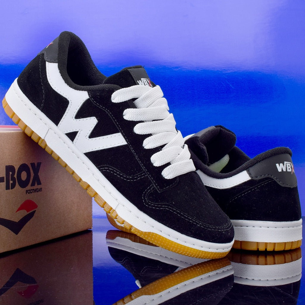 Tênis W Box Danks Preto Branco Masculino